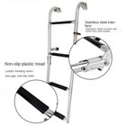 Speedboat Stainless Steel Yacht Boat Launching Deck Foldable Telescopic Ladder