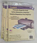 Lot Of 9 Promag Inkjet Printable Magnetic Cards 3 Sheets pkg 8 5 X 11in  12504