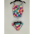 The Childrens Place Girl s Medium Tie Dye Tankini Two Piece Swimsuit Beach C22-4