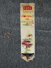 Antique T  Stevens Coventry Stevengraph Woven Silk Bookmark Love Flowers London