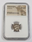 62 Bc Ngc Ancients Choice Au   Roman Republic - Ar Denarius Coin  35402a