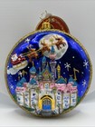 Disneyland 2026 Chris Radko Santa Sleigh Sleeping Beauty Castle Ornament