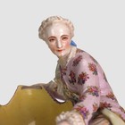 Sevres Attr  Bisque Porcelain Figural Sweetmeat Dish C1880