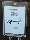 Rare  1 Of 100  Michael Jordan Cracked Iced  promo Card  Chicago Bulls Nba