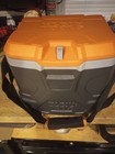Klein Tools Plastic Cooler Box Ice Chest Orange gray With Carry Strap
