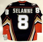Teemu Selanne Anaheim Ducks Reebok Nhl Premier Final Season Jersey W  Ducks 20th