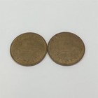 Antique 1940s Car Wash Ford Model T Advertising Trade Token Set Of 2