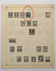 6    Chile Postage Stamps Used Hinged 1929-1942 Vintage Collector s Page