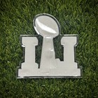 2016 Nfl New England Patriots Team Game-issued Super Bowl 51 Li Jersey Patch