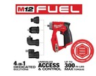      Milwaukee 2505-20 M12 Fuel 4-in-1 Installation Drill driver Ho 5 0ah Battery