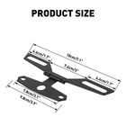 Universal Motorcycle Up License Plate Eliminator Bracket New