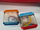 2003 Fisher Price Peek A Boo Blocks   Activity Wagon W 2 Blocks Toy Tested Works