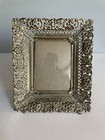 Vintage Lot Of 3 Assorted Small Ornate Metal Hollywood Regency Type Gold Frames