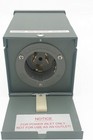 Compact 50a Power Inlet Box With Knockouts - Reliable Outdoor Enclosure In Gray