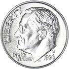 1996-w Roosevelt Dime  bu Ogp   free S h After 1st Item 