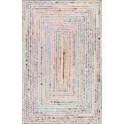 Runner Rug Natural Cotton Rectangle Handmade Carpet Handmade Modern Area Rugs