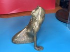 Vintage Brass Mermaid Siren Sculpture Very Nice One  Nautical                  
