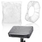 100 Disposable Tattoo Arm Rest Covers - Transparent Tray Covers For Salon Use  1