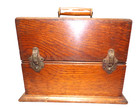 Edison Standard Model A Cylinder Phonograph Early 4 Latch Square Case Standard