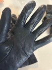 Classic Black Leather Gloves For Women