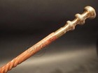 Walking Cane For Grandfather mother  Vintage Style Handle Brown Wood Shaft Gifts