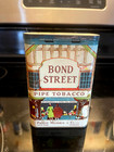 Bond Street Pipe Tobacco Empty Vintage Tin - Philip Morris 1930s Pocket Tin Look