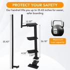 3 Step Boat Trailer Steps heavy Duty 460 Lbs Capacity  Boat Steps With Handle Us