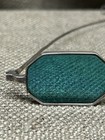 Antique  Spectacles Eyeglasses Turquoise Aqua Green Mid 1800s Pre Civil War
