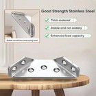 Stainless Steel L Brackets For Wood     Heavy Duty Corner Bracket  Angle Bra