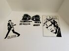 Old Store Stock Rock Sex Pistols Billy Idol Elvis Costello Felt Display Punk - 3