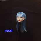 1 6 Beauty Maid Girl Blue Hair Head Sculpt For 12  Female Tbl Ph Action Figure