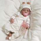 Realistic Reborn Dolls Newborn Baby Vinyl Silicone Sleeping Girl Lifelike Gift