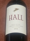 Hall Napa Valley Cabernet Sauvignon 2018 750ml Empty Bottle For Collecting
