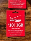Verizon Wireless  Prepaid  10 Refill Top-up For Data    Air Time  Recharge 
