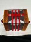 Vintage Bastari 20   1 Button Concertina Italy Excellent Condition Squeeze Box