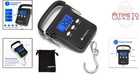 Digital Fishing Scale 110lb Stainless Steel Backlit Lcd Handheld With Pouch