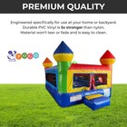 Commercial Inflatable Bounce House Rainbow Toddler Kids Jumper Castle No Blower
