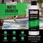 U s  Art Supply Professional Matte Varnish - 8 Ounce