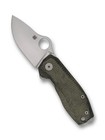 Spyderco Spynano Flash Batch C268mtip Satin M398 Blade Micarta Handle