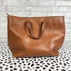 Madewell Women s English Saddle Brown The Zip-top Transport Carryall H2584