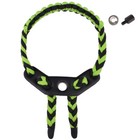 1x Bow Wrist Sling Multicamo Green For Compound Bow Hunting Shooting Pu Leather