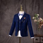 Boys Wedding Suit Children Birhtday Photograph Dress Kids Fromal Blazer Set
