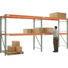 New  Global Teardrop Pallet Rack Add-on 48 w X 48 d X 120 h  