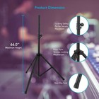 Pyle Pro Dj Pa Speaker Monitor Pole Mount Stands W  1 4  Cable Kit Pmdk102