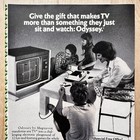 1974 Odyssey Electronic Tv Games Video Game Vintage Print Ad Magnavox Advert