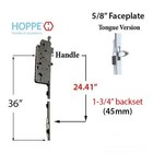 Hoppe 16mm Manual 45 92 Gear  Tongue At 24 41   1  D b  36  Hh