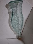 Vintage Aqua Clear Glass Fish Shaped Decanter Wine Bottle W  Cork Made In Italy