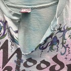 Vintage The Moody Blues Tie Dye T-shirt Sz Large Cut Front Single Stitch Brockum