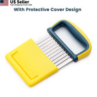 Crinkle Cutter Knife  Potatoes Cutter  Yellow