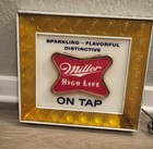 Vintage Miller High Life Beer Sign  on Tap 
